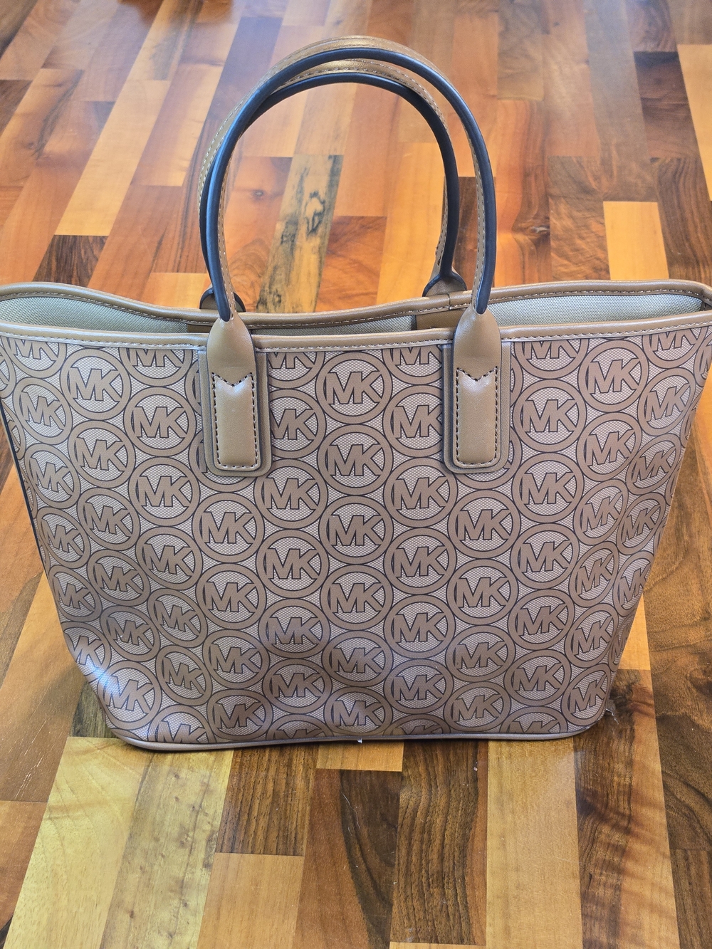 Michael Kors Multi-Logo Monogram Small Tote Bag
